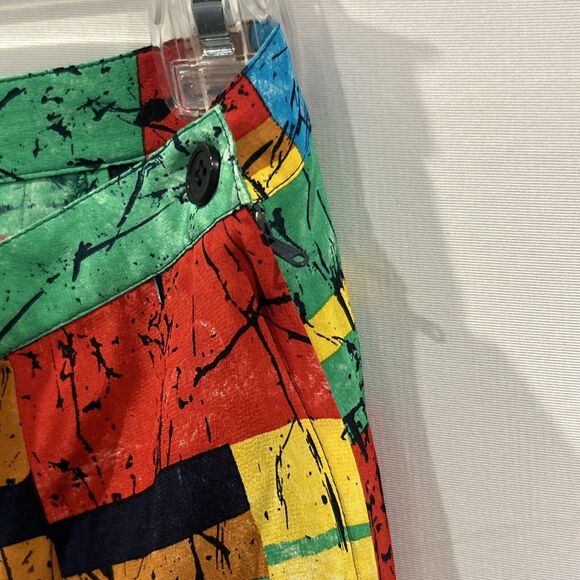 Argenti Skirt Womens 14 Silk Red Yellow Green Blue Black Tan Midi Modest No Slit - Picture 3 of 5